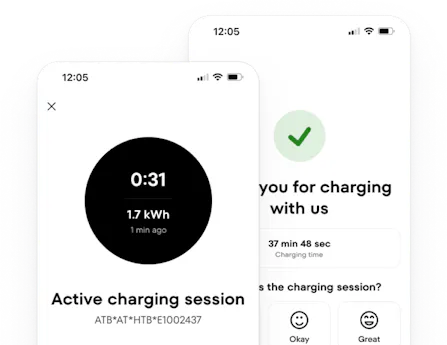 Manage sessions in the app